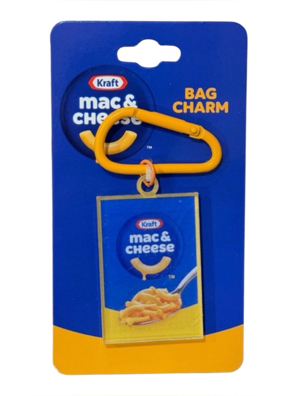 Kraft Macaroni & Cheese Bag Charm / Keychain